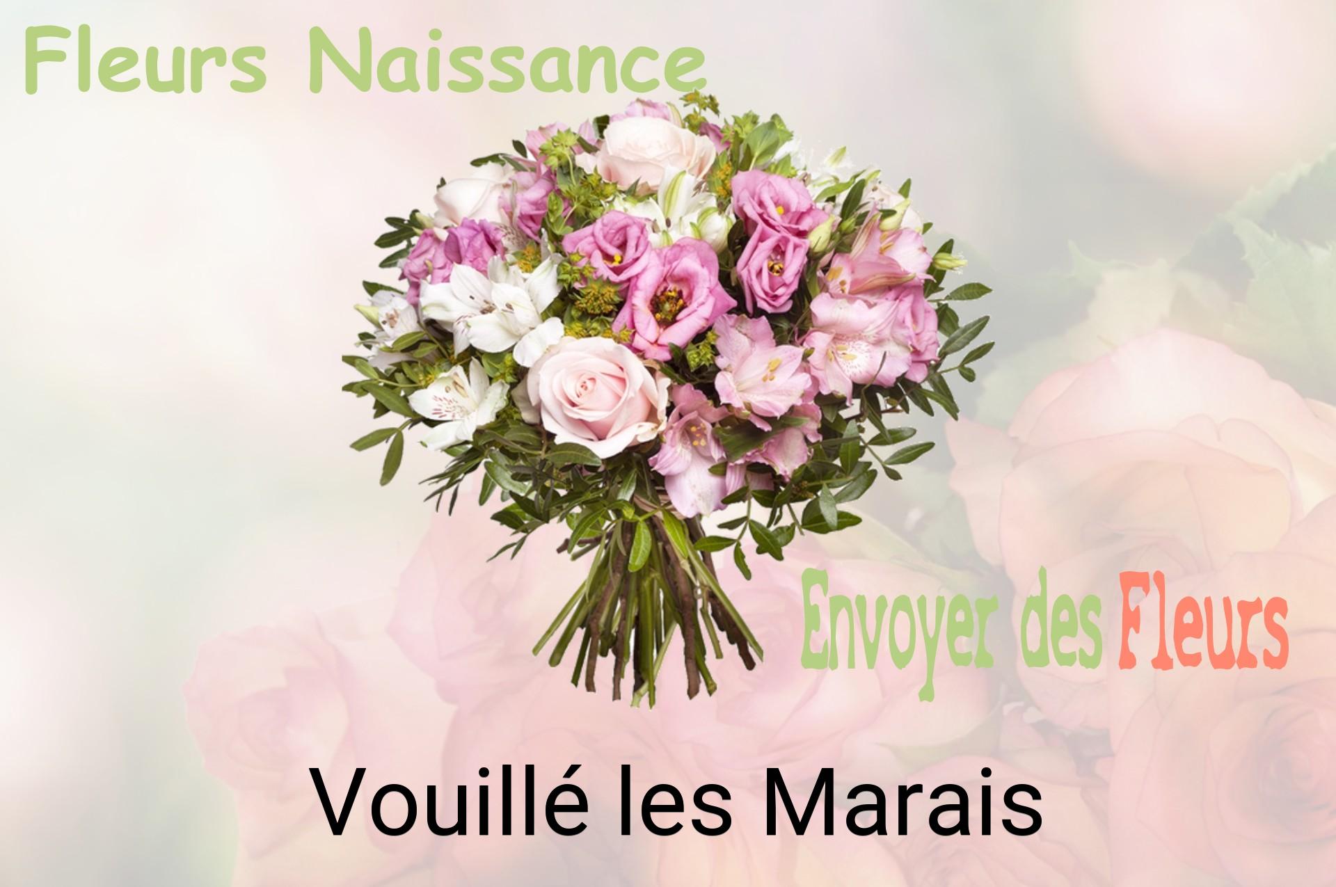 Bouquet de fleurs de naissance livré à Vouillé-les-Marais